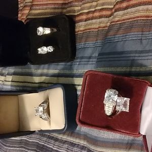 14kt white gold rings